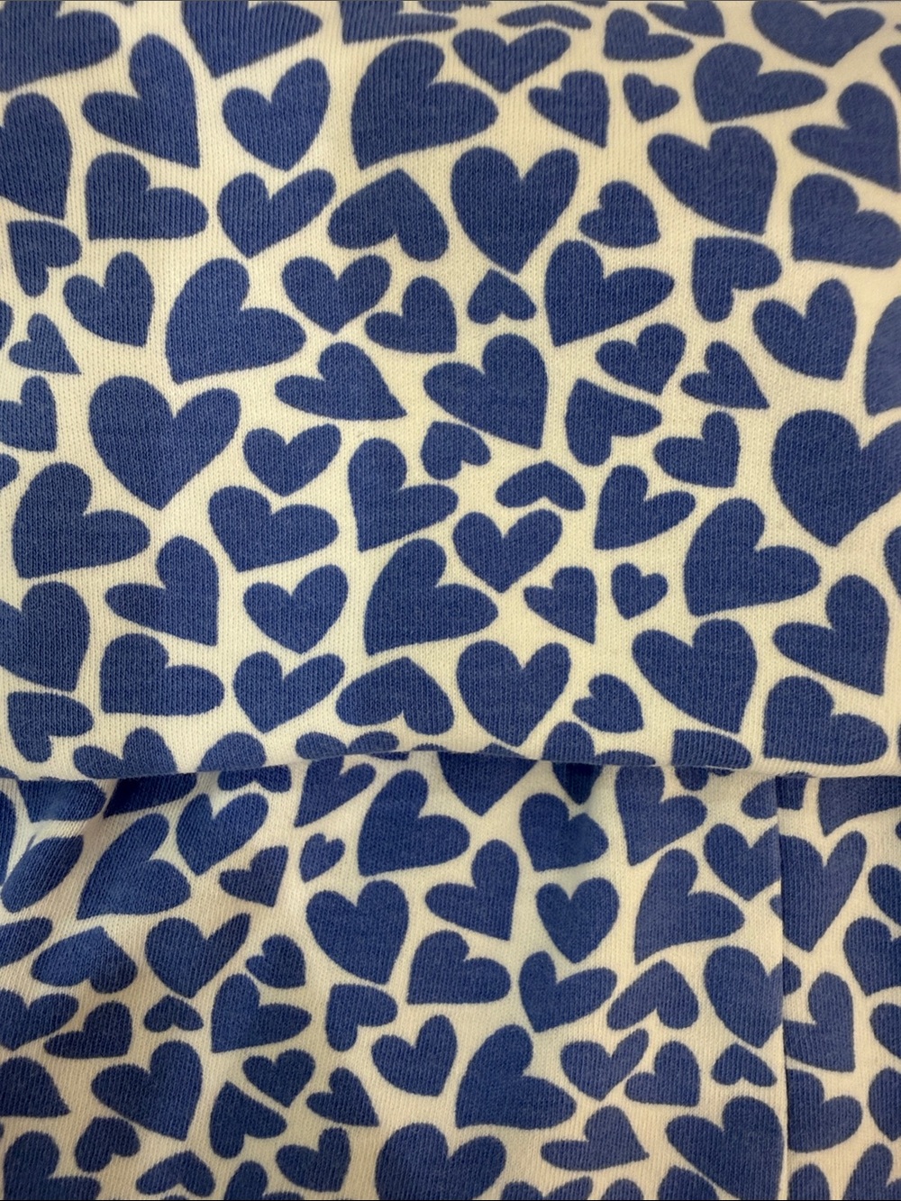 Lila and Hayes Blue Heart Print 2 Piece PJ Set 18-24M - Picture 3 of 5